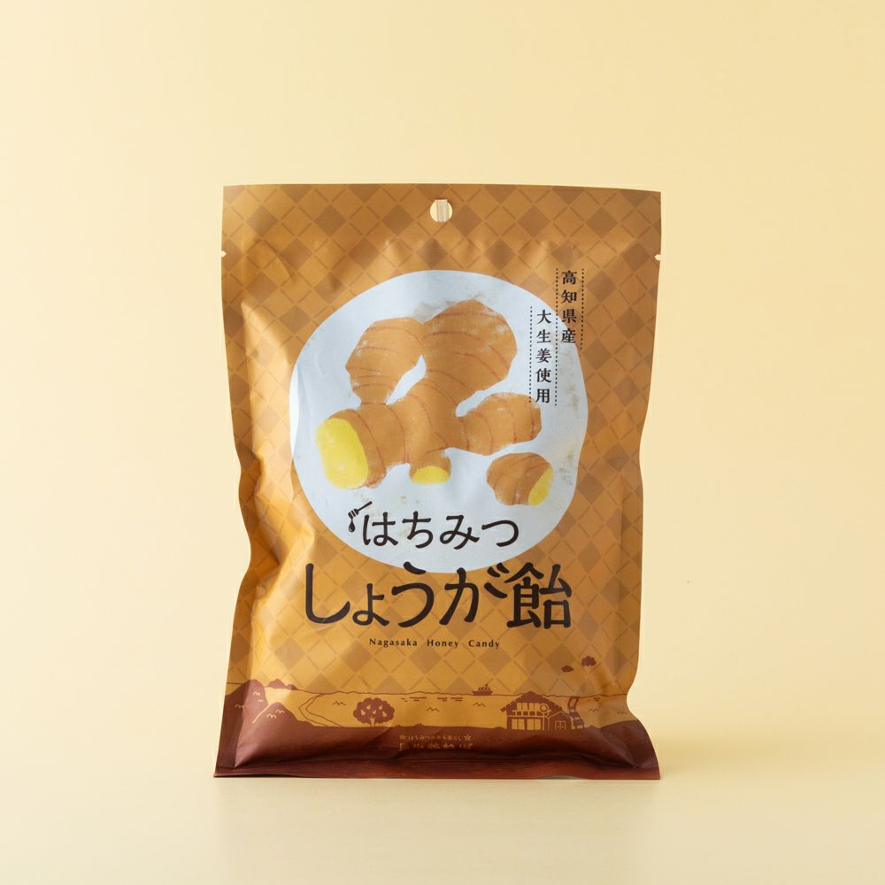 はちみつしょうがஐ‬ はちみつしょうが飴の通販｜はちみつ専門店 長坂養蜂場