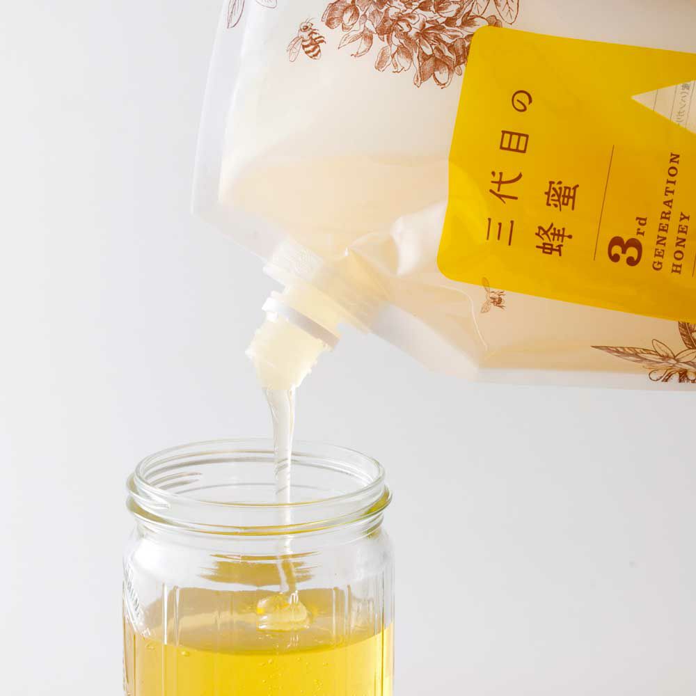 満福セット【松】三代目の蜂蜜 エコパック1000g 2個セットの通販