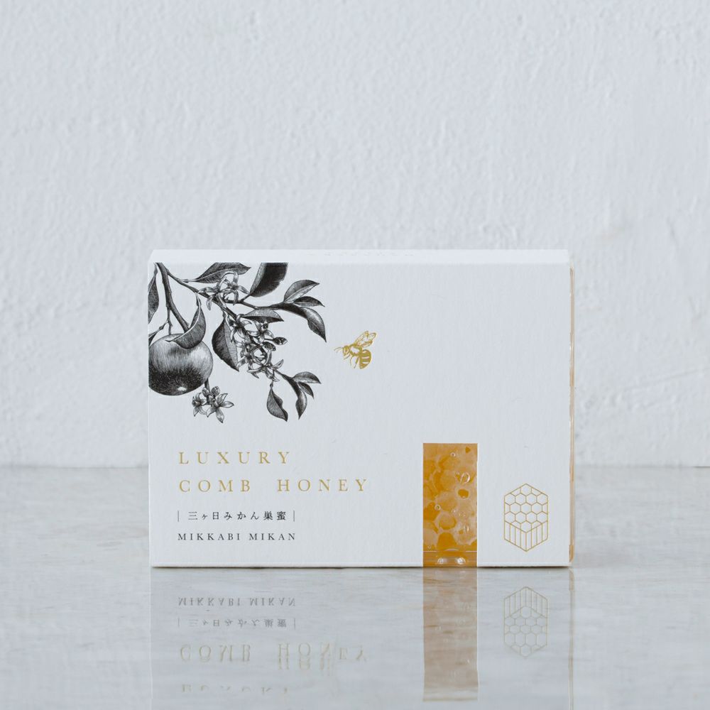 ラグジュアリーコムハニー 三ヶ日みかん巣蜜〔カットタイプ〕