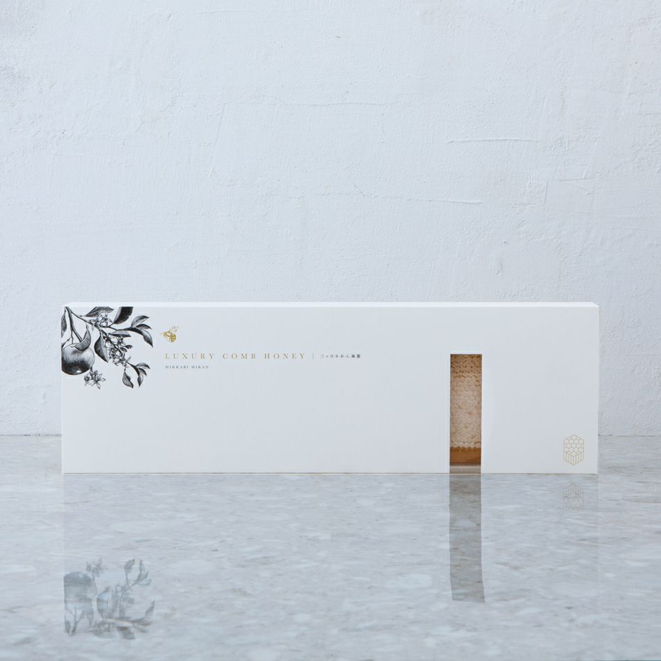 ラグジュアリーコムハニー 三ヶ日みかん巣蜜〔1枚タイプ〕