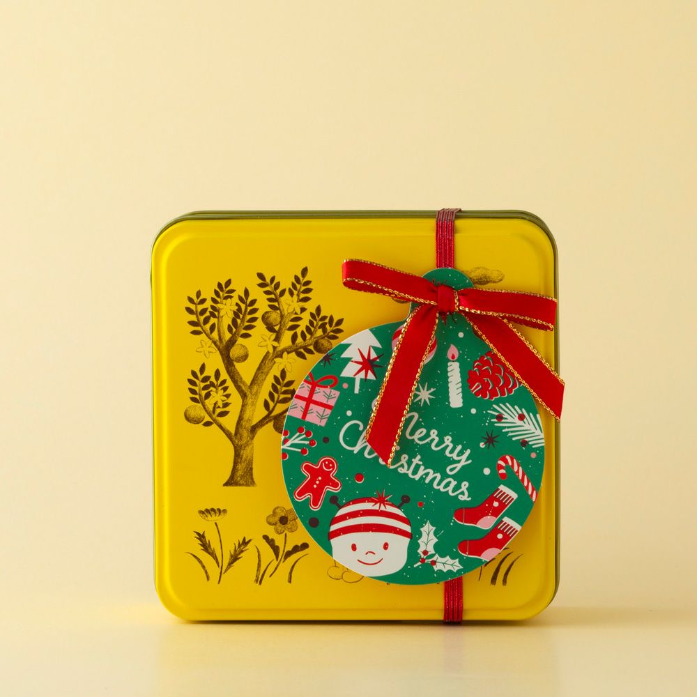 ハニークッキー缶 ～ぶんぶんの雪あそび～ (クリスマスタグ)